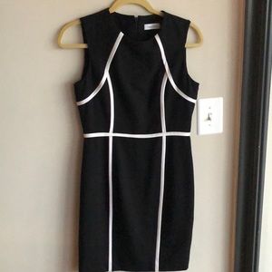 Black and White Calvin Klein Dress